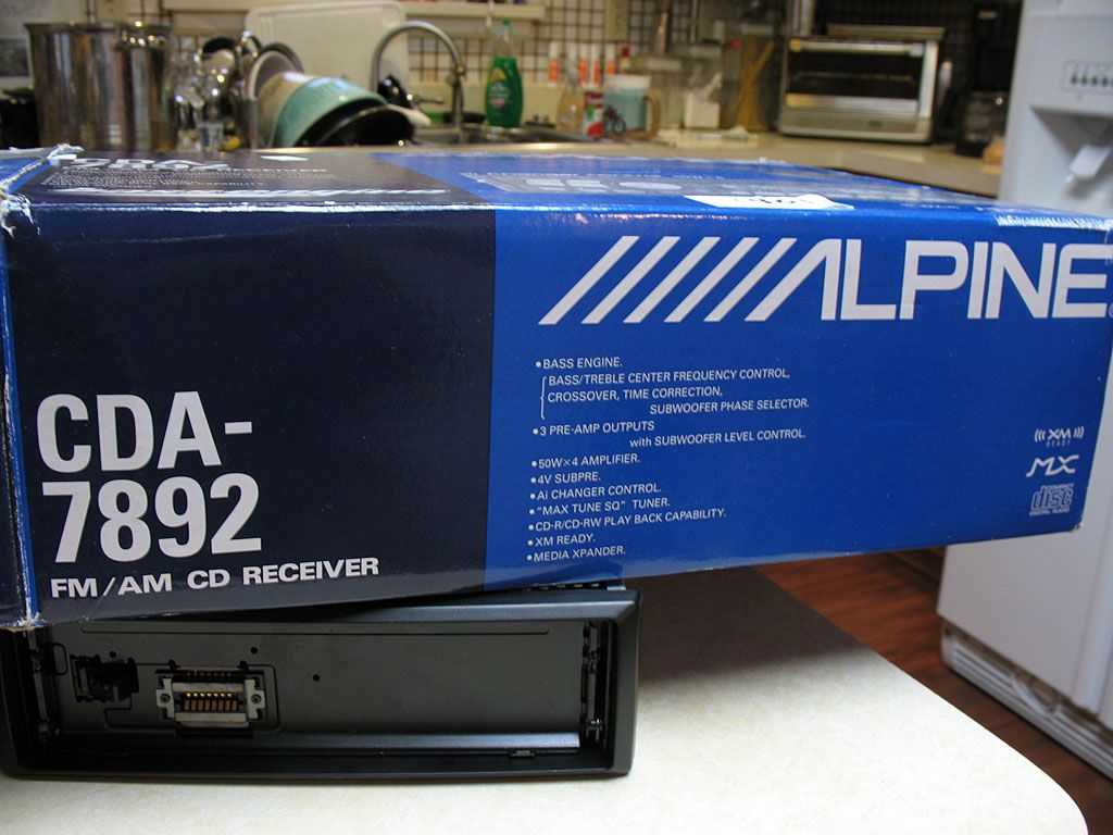 alpine cda 7892 car stereo