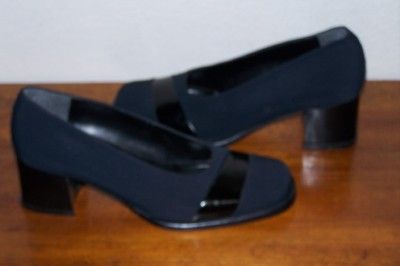 Altra Marea Altramarea Italian Pumps Sz 7 37 Heels Shoes Black Womens 