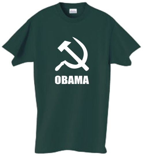 Shirt Tank Hammer Sickle Obama Socialism Political