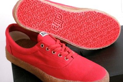 New Alife Public Amagansett Red Canvas Low Top Gum Sole NYC Street 