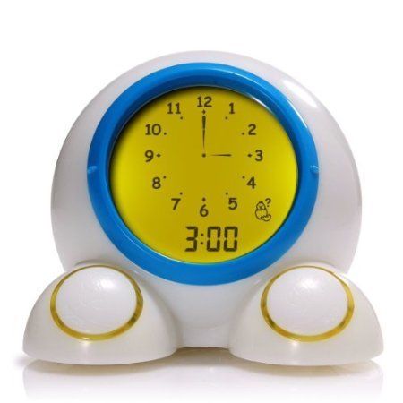 American Innovative Teach Me Time Talking Alarm Clock and Nightlight 