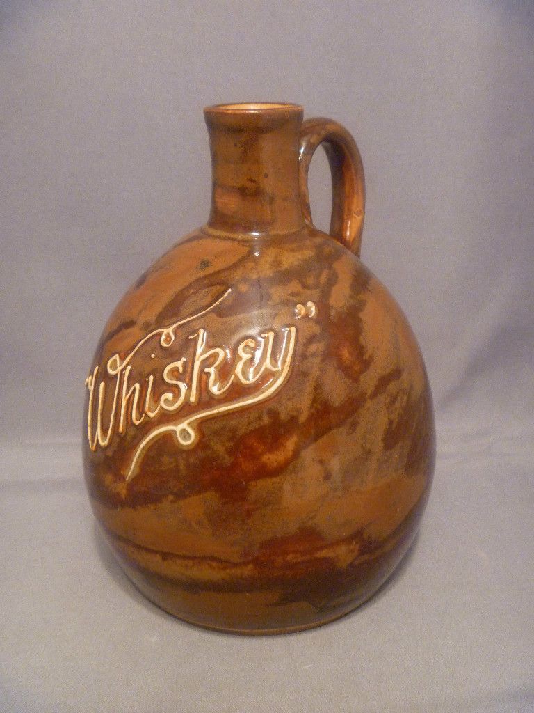   DOULTON LAMBETH AMERICAN SIZE 1/4 GALLON STONEWARE WHISKEY WHISKY JUG