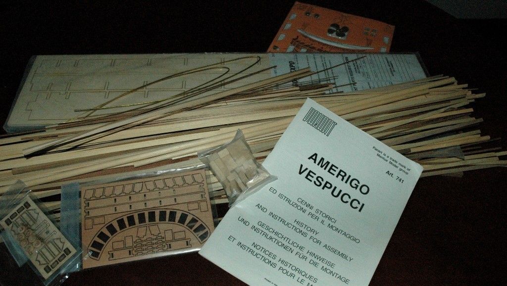 MANTUA PANART AMERIGO VESPUCCI PARTIAL KIT FOR PARTS KIT BASHING 