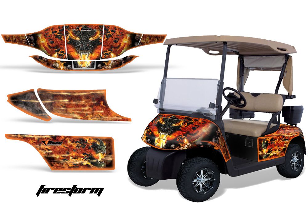 AMR Graphics Kit Decal EZGO Golf Cart Accessories Parts