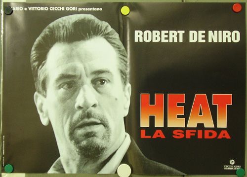 DJ00 Heat Al Pacino Robert de Niro 8 Orig Poster Italy