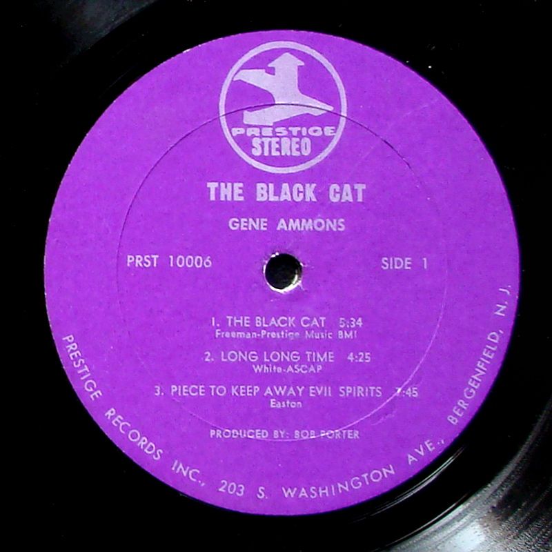 Gene Ammons The Black Cat LP Prestige ORG US 1970 Soul Funk Jazz Idris 