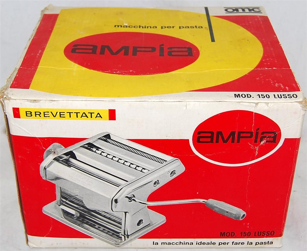 Ampia Brevettata Model 150 Lusso Pasta Maker in Box