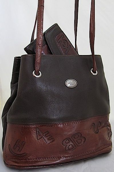 American West Purse Handbag Purse Shoulder Bag with Matching Wallet 