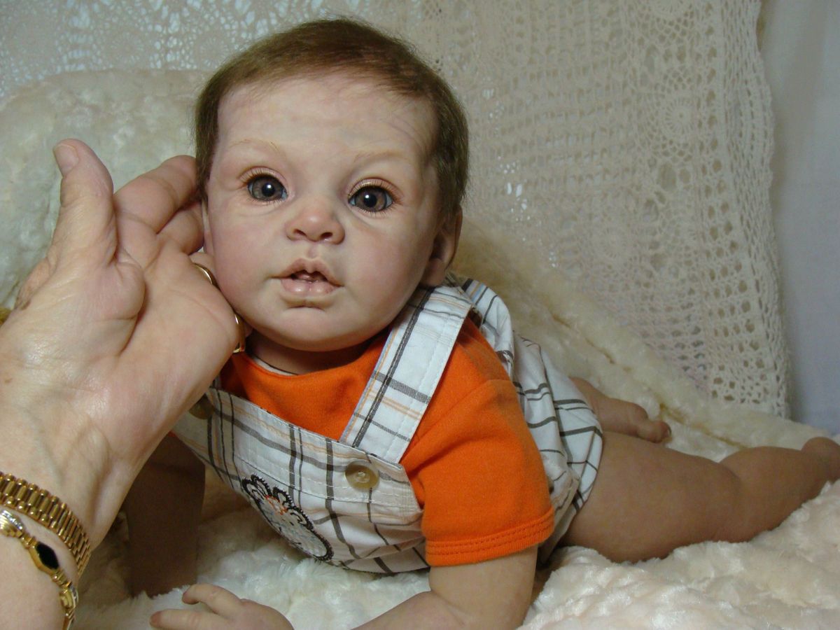 GREYSON, REBORN SCULPT BY ANDREA ARCELLO, NANAS NEWBORNS, LAYAWAY 