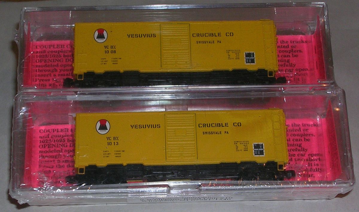 Deluxe Inovation 40 Boxcars Vesuvius Crucible Company Pennsylvania 2 