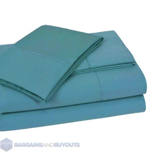 Andiamo Fine Linens 500 TC Egyptian Cotton Single Ply Sheet Set   King 