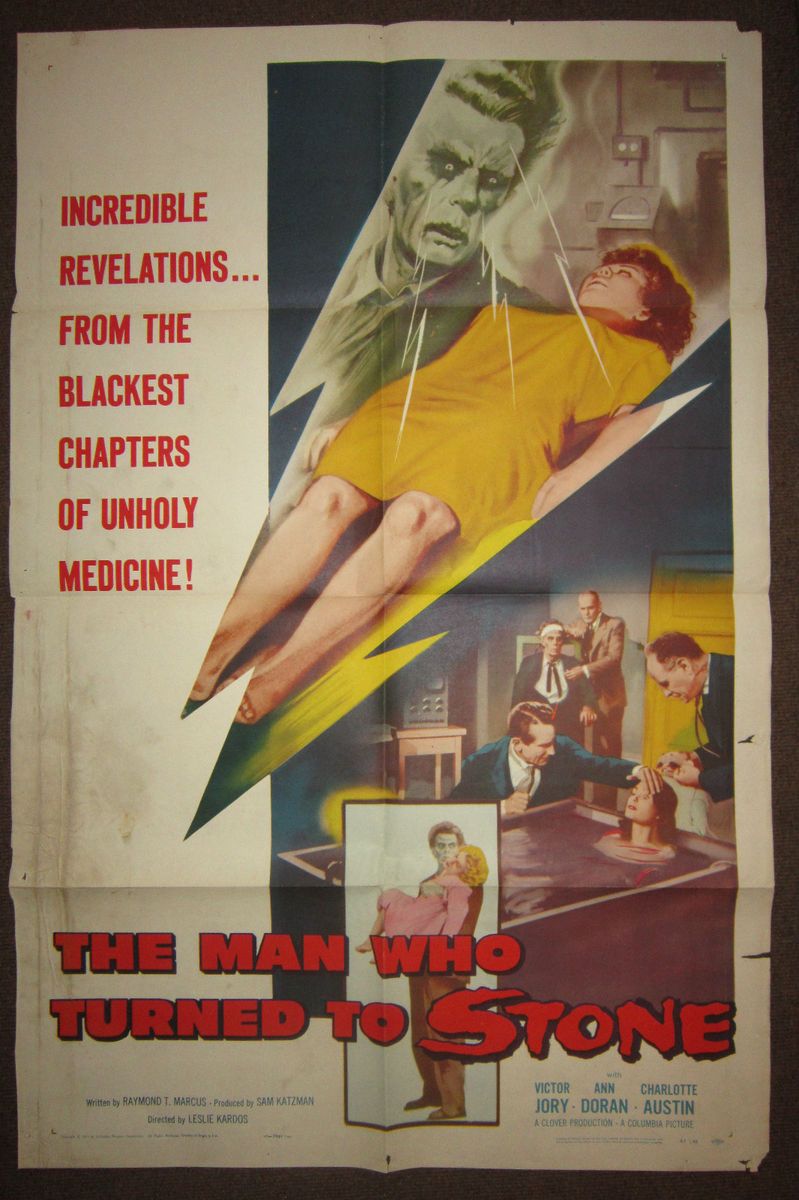 Man Who Turned to Stone USA Orig 27x41 1957 Ann Doran