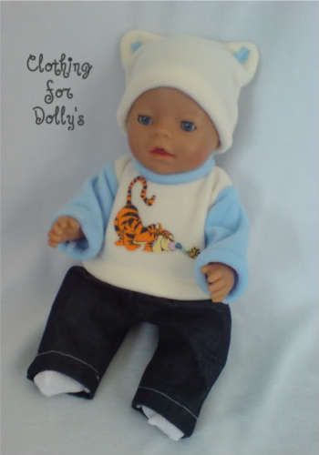 Baby Boy Dolls Clothes Outfit Fit Annabell 14 19 TI1