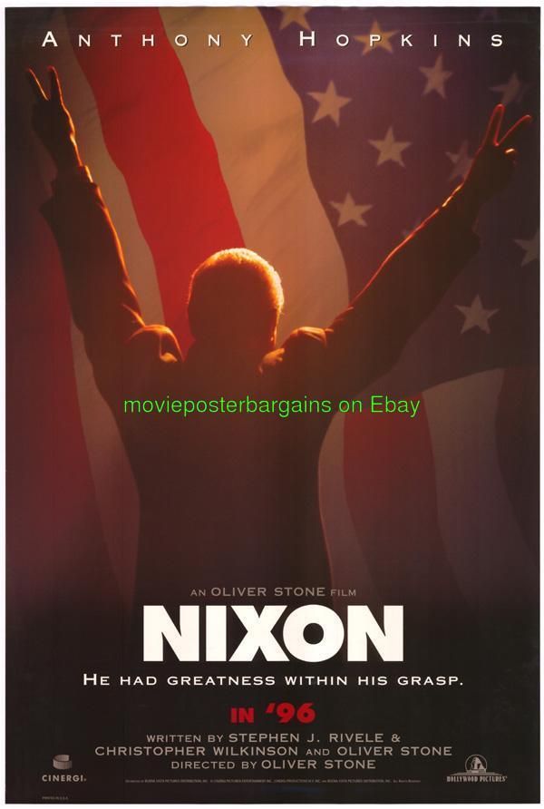 Nixon Movie Poster Anthony Hopkins Frost Nixon Bonus