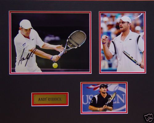 Andy Roddick Tennis Memorabilia Signed Edition 500