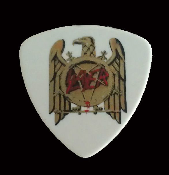 Slayer 2012 White Tom Araya Guitar Pick