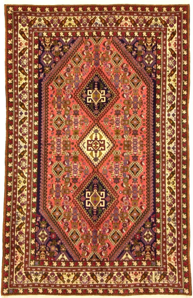 Medium Area Rugs Handmade Persian Wool QASHQAI 4 x 6