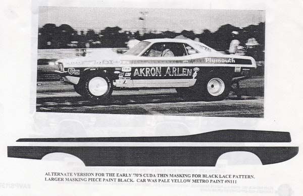 AKRON ARLEN Plympouth Duster NHRA Slixx 1372