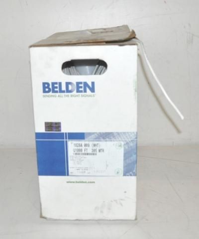 BELDEN 1829A COAXIAL CABLE RG 6/U BLACK 1000 FEET