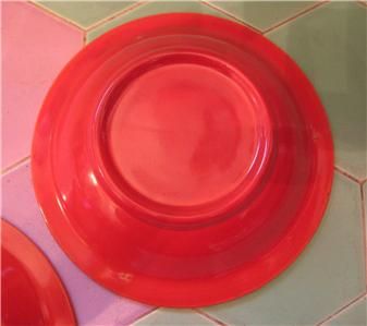 Vintage Catalina Pottery Bowls Toyon Red Dish RARE