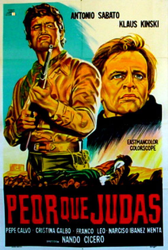 Due Volte Giuda Antonio Sabato Nando Cicero 1969 Movie Poster 27515 
