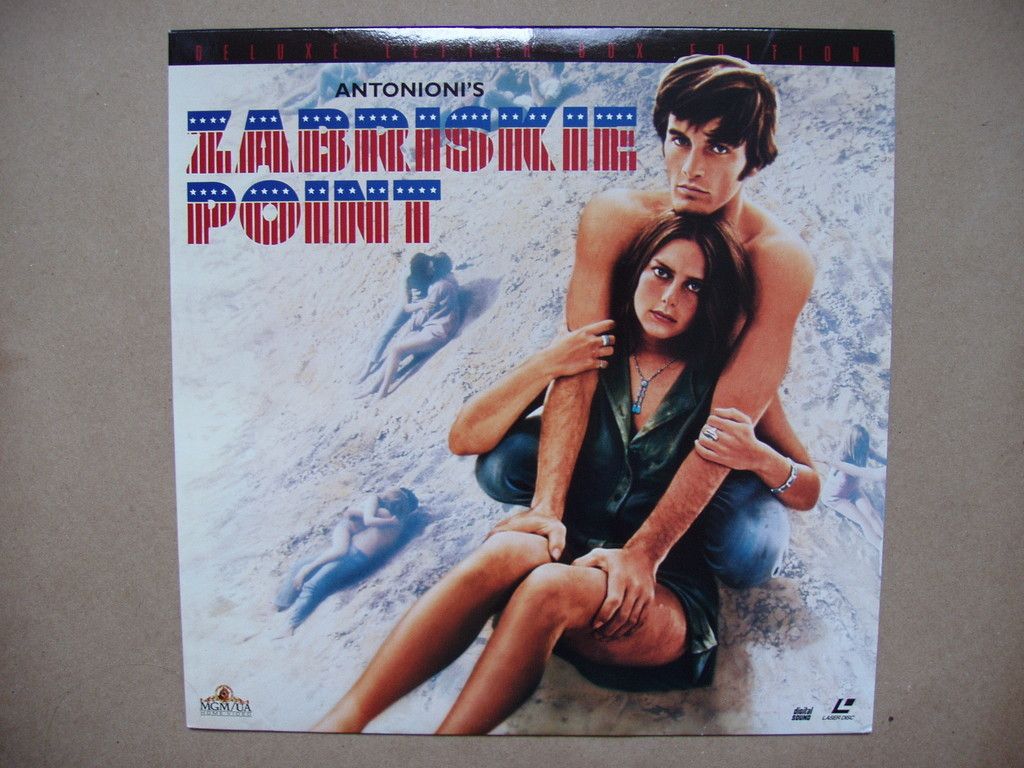 Zabriskie Point Deluxe Letterbox Laserdisc LD Antonioni