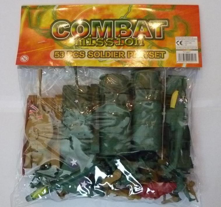 Combat Jumbo PK Toy Army Plastic Soldiers Tanks Trucks