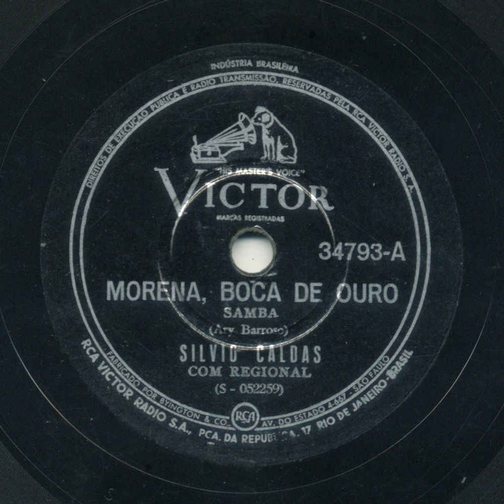 barroso original record extremely rare brazilian 78 rpm excellent 