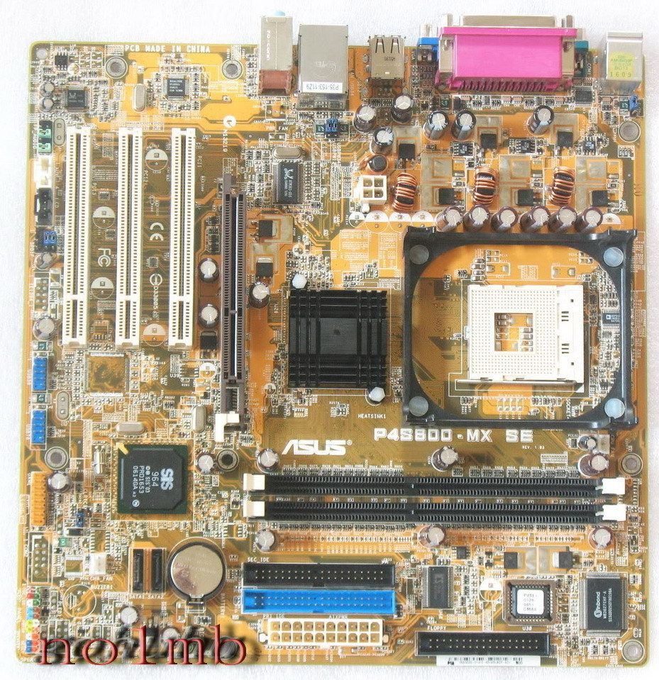 Asus P4S800 MX SE Motherboard SOCKET478 DDR400 SIS661FX 0610839544707 