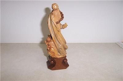 Anri Madonna Cherubs Assumption Murillo 8 Woodcarving