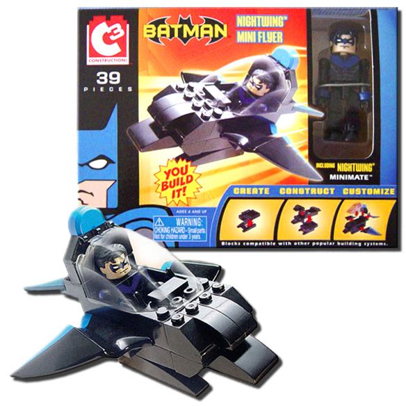 c3 batgirl mini flyer with minimate art asylum