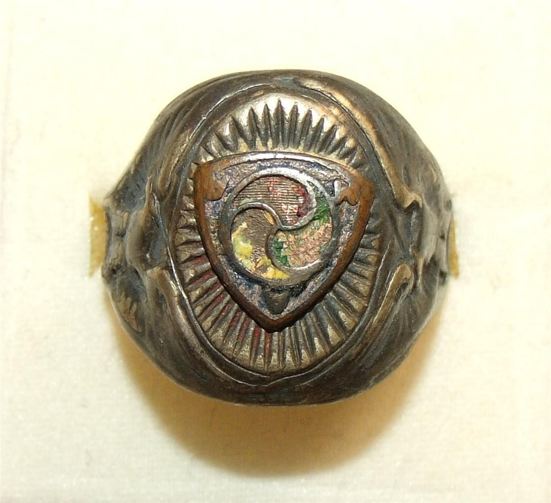    American Motorcycle Association AMA Ring Robbins Co Attleboro RARE