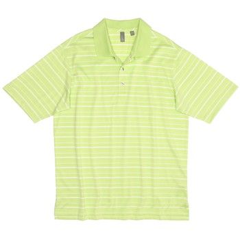 NWT ASHWORTH EZ TECH JERSEY STRIPE AM2163 DAIQUIRI GOLF SHIRT