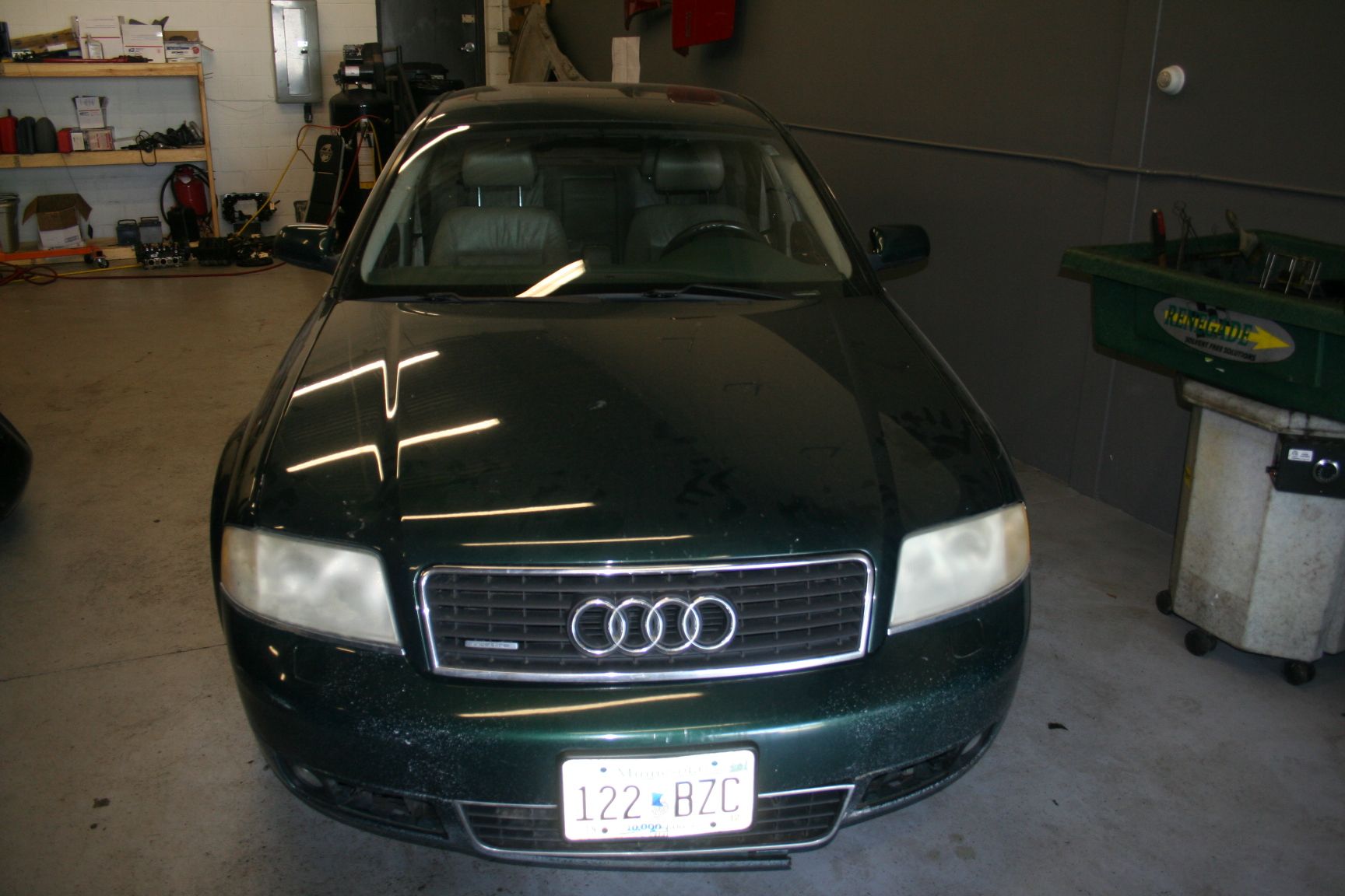 year 0 make model audi a6 color green paint code lz6h engine 4 2l v8 