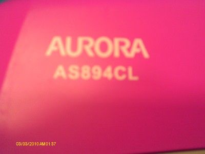 aurora as894cl 8 sheet crosscut paper shredder pink