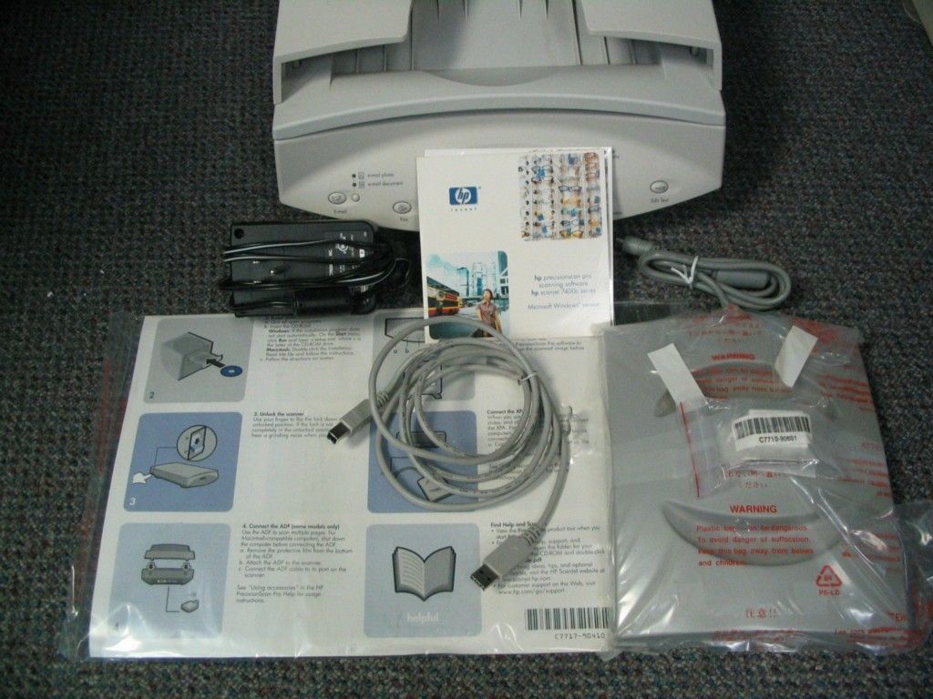 Flatbed Document Automatic Feeder Scanner   HP Scanjet 7450C ( C7716A 