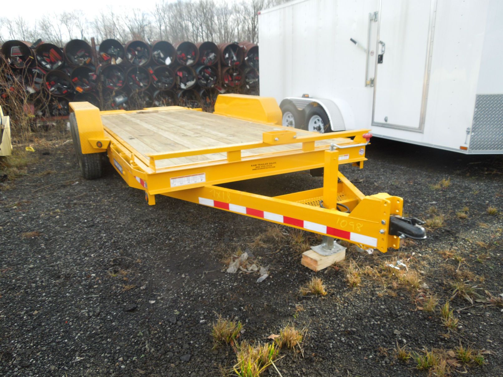 New 2013 Sure Trac 7x18 14k Tilt Bed Equipment Trailer