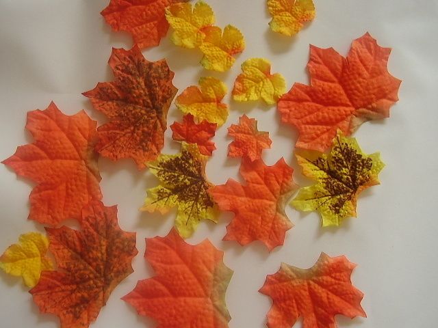   Leaves Wedding Favor Autumn Maple Leaf Party Table Decoration