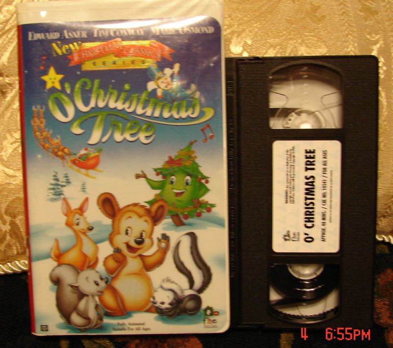 Christmas Tree VHS Video Mint Asner Conway Osmond 012236105411 