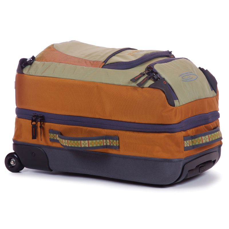 Fishpond Lariat 21in Carry on Rolling Duffel Bag Rusty