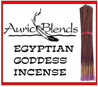 Auric Blends Brand Egyptian Goddess Incense 100 Sticks NEW