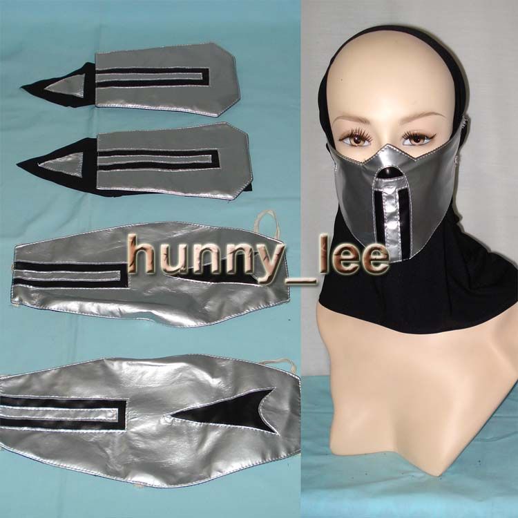 Mortal Kombat 3 Smoke Cosplay Costume Custom Made Grey