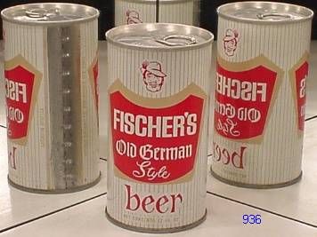 Fischers Old German Beer SS Can Auburndale Florida 936