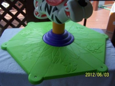 Fisher Price Go Baby Go Bounce and Spin Zebra Will SHIP