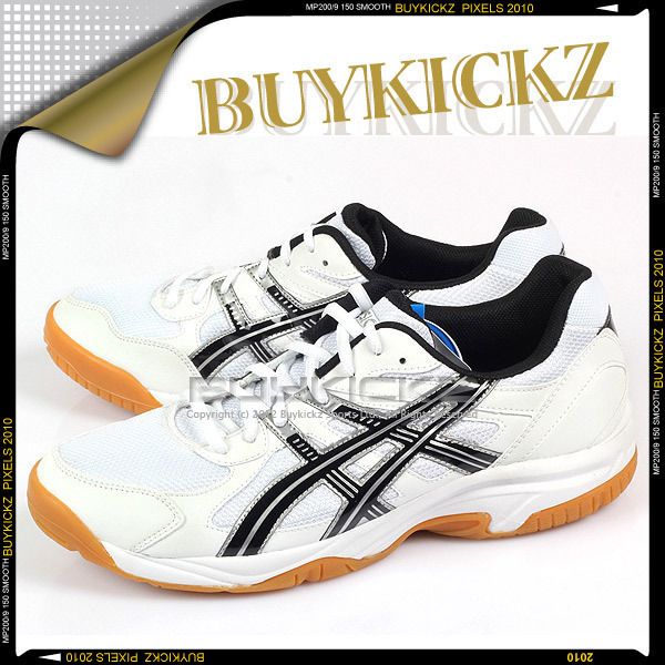   White Black Silver Indoor Badminton Volleyball 2011 B200Y 0190