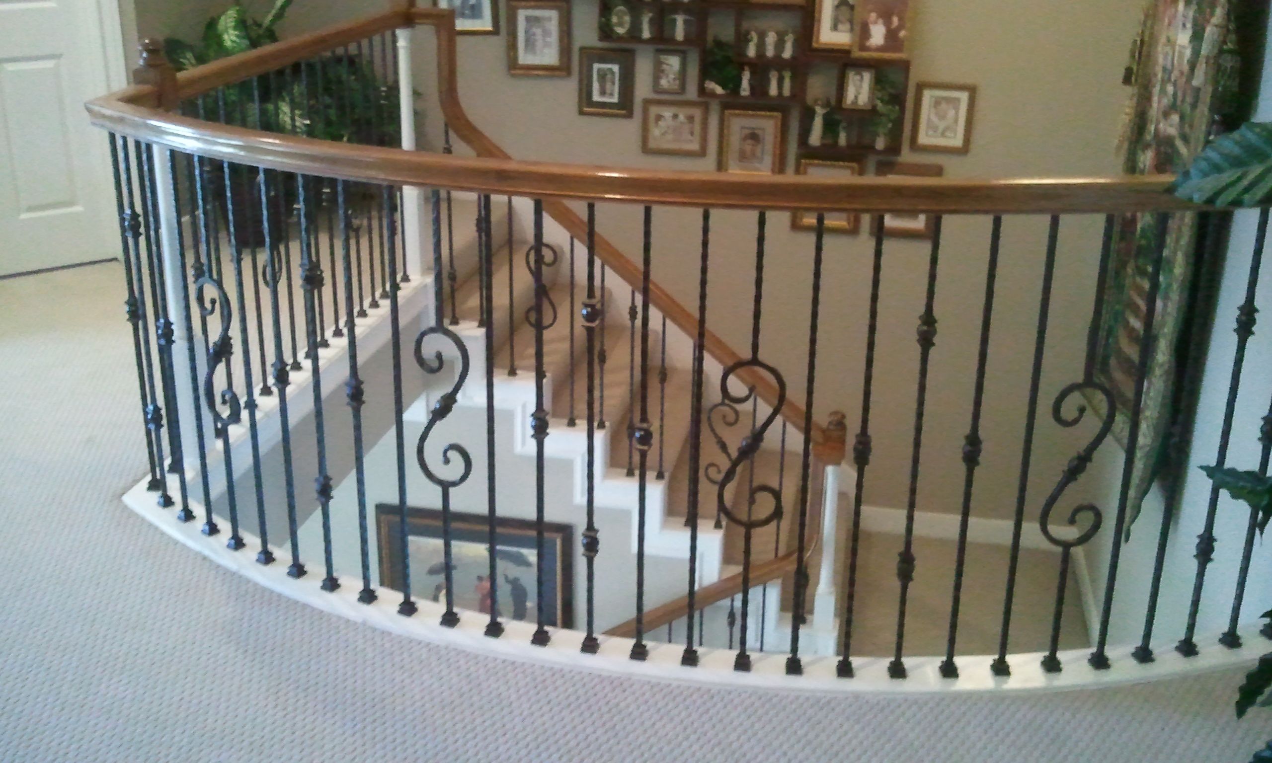 Wrought Iron Balusters MEDITERRANEAN HAMMERED ~Italian~ 