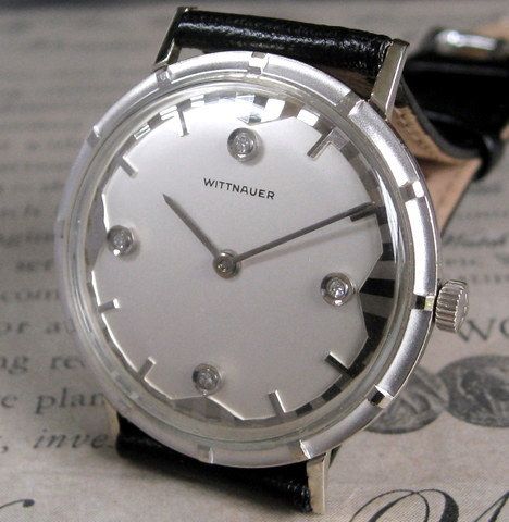 Mens 1960 Longines WITTNAUER Diamond Dial ALL PROOF Aristocrat 