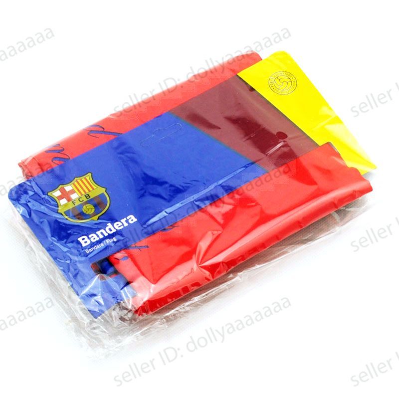 Barcelona Football Club FCB Lyric & Logo Soccer Flag Banner 36X60 