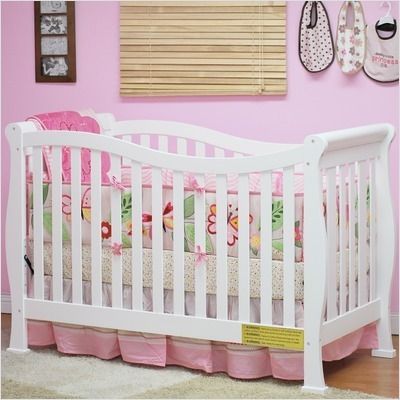 AFG International Furniture Athena Nadia Convertible Crib in White 