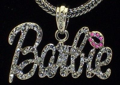 new hematite barbie pendant nicki minaj necklace